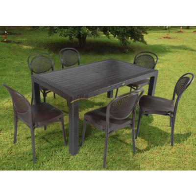 215 Rattan masa takımı 90x150