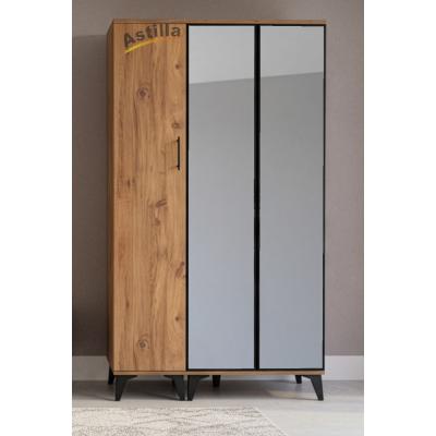 3 kapılı reflekte camlı aynalı gardırop