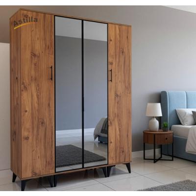 4 kapılı reflekte aynalı gardırop