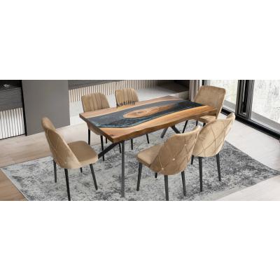 8488 Kütük pinotex Masa Takımı